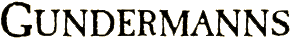  Gundermanns